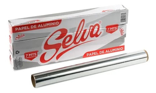 PAPEL ALUMINIO SELVA 7MTS