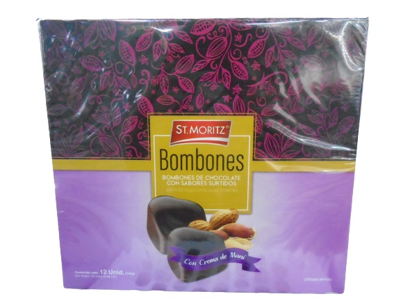 BOMBONERA STMORITZ 144GR CORAZON