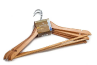 GANCHOS PARA ROPA 3PIEZAS MADERA