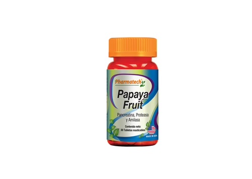 PAPAYA FRUIT 30TAB MASTICABLES PHARMATECH
