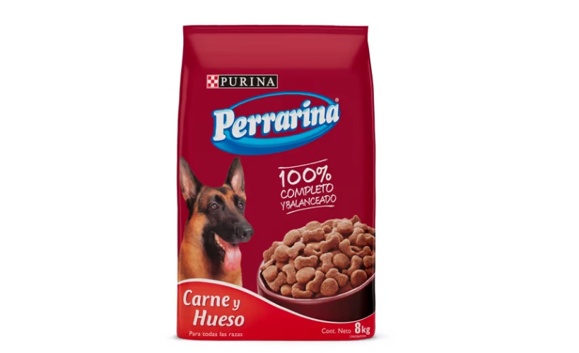 ALIMENTO PARA PERRO PERRARINA 8KG CARNE HUESO