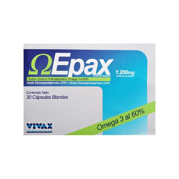 EPAX 1200MG X 30 CAPSULAS  VIVAX