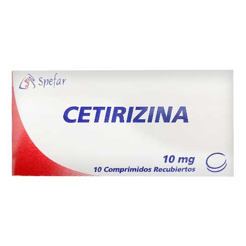 CETIRIZINA 10MG X 10 COMPRIMIDOS SPEFAR