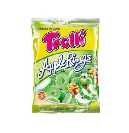 GOMITAS TROLLI 100GR APPLE RINGS