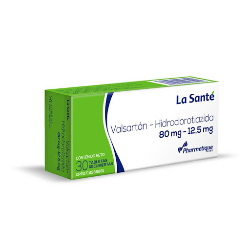 VALSARTAN HCT 80MG 12,5MG X 30TAB LA SANTE