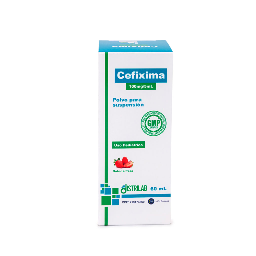 CEFIXIMA PED 100MG 5ML X 60ML SUSP POLV DISTRILAB