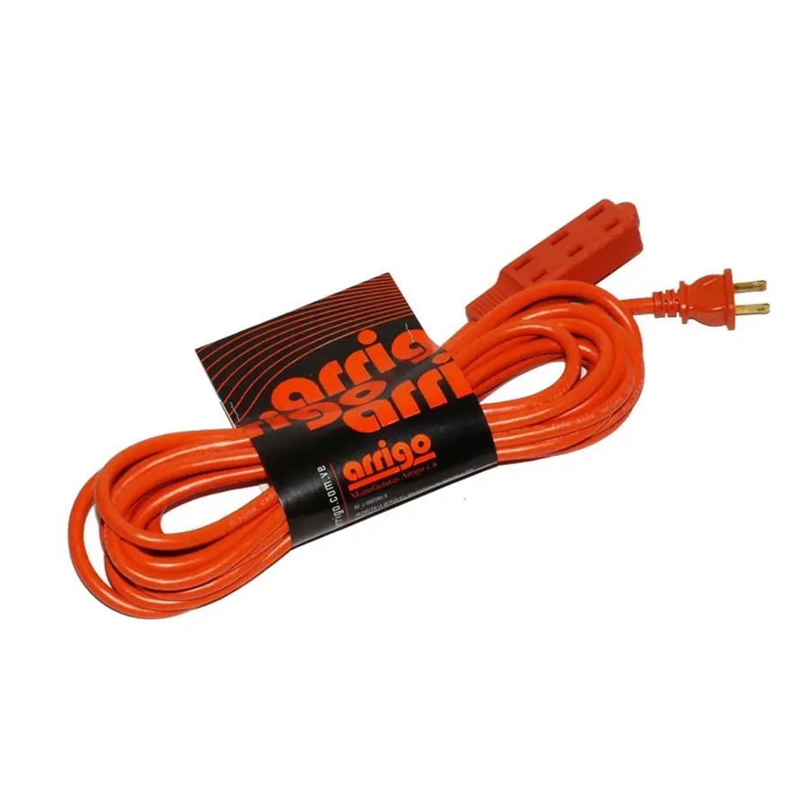 EXTENSION ARRIGO 2X18AWG 4.00 MT NARANJA