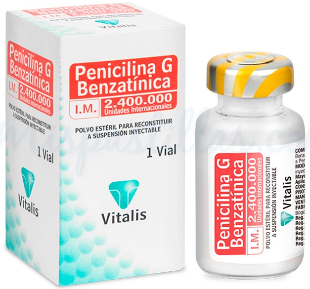 PENICILINA G BENZ 2400000UI 1AMP VITALIS
