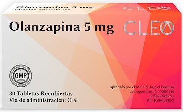 OLANZAPINA 5MG X 30 TABLETAS CLEO PHARMA