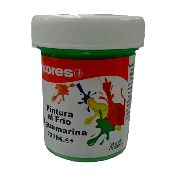 PINTURA AL FRIO KORES AGUAMARINA