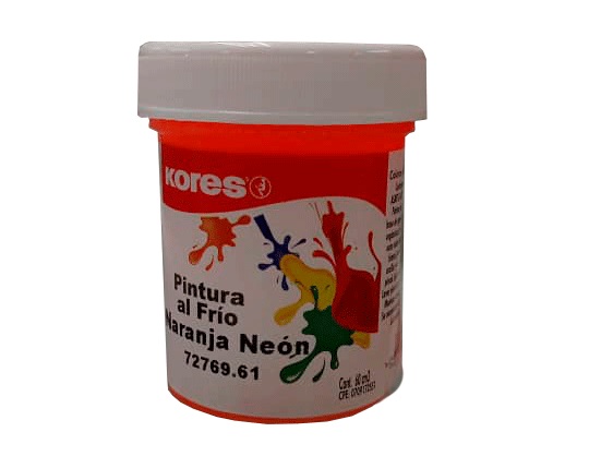 PINTURA AL FRIO KORES NARANJA NEON