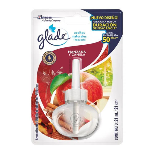 AMBIENTADOR GLADE 21ML MANZCANELA APAR