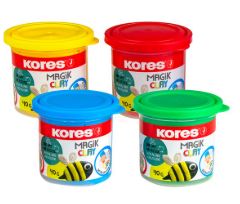 PLASTILINA KORES MAGIK CLAY 4UND