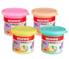 PLASTILINA KORES MAGIK CLAY 4UND PASTEL