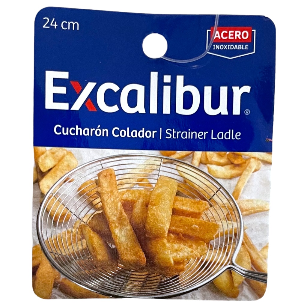 COLADOR ACERO EXCALIBUR PARA FRITURAS