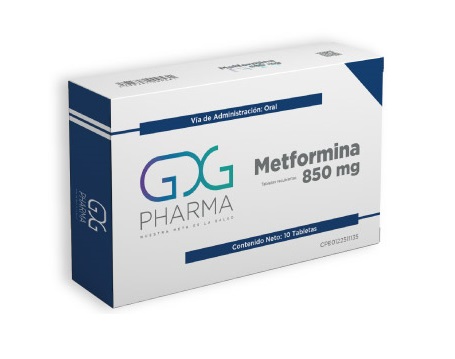 METFORMINA 850MG X 14TAB GDG PHARMA