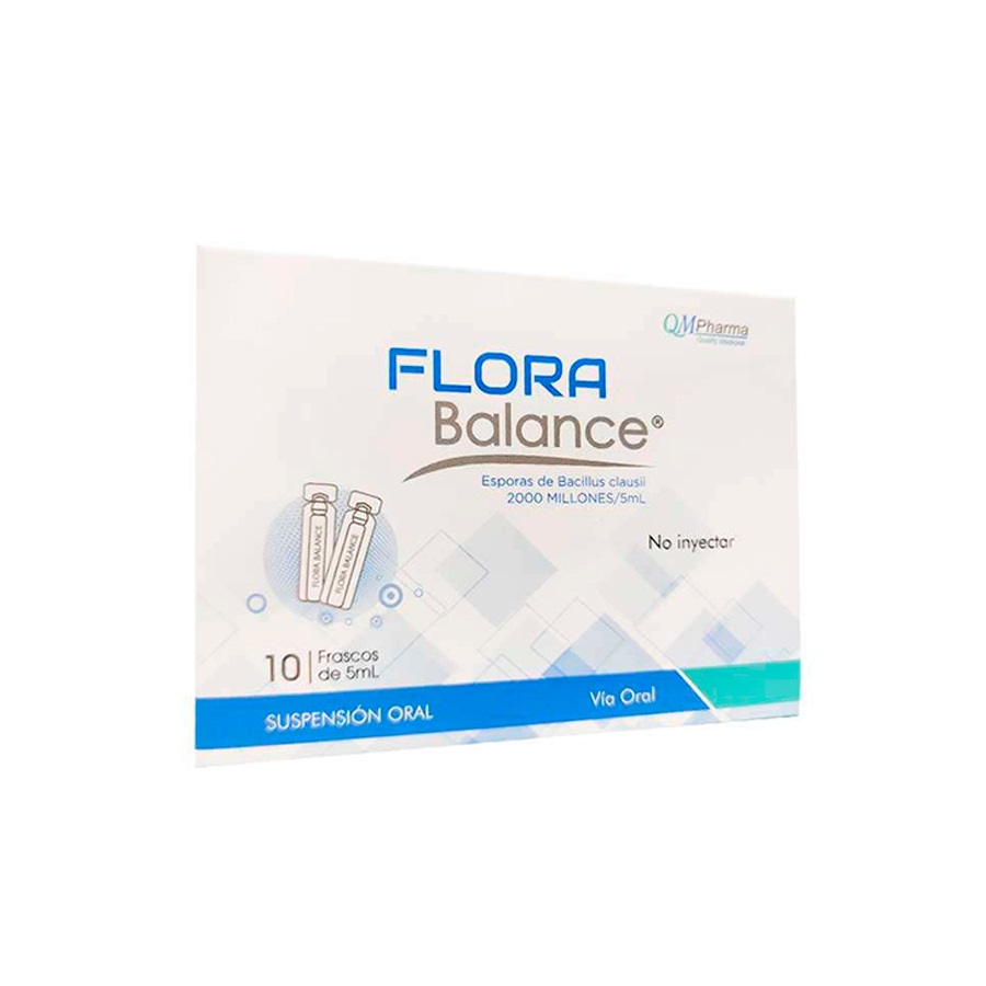 FLORA BALANCE 5ML X 10FRASCOS QM PHARMA