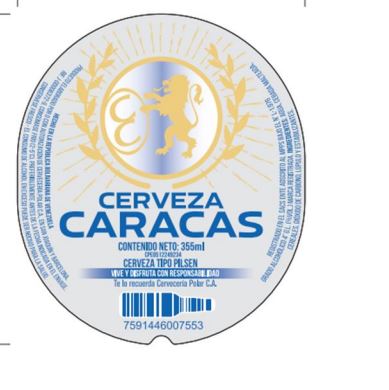 CERVEZA CARACAS 355ML PILSEN NR