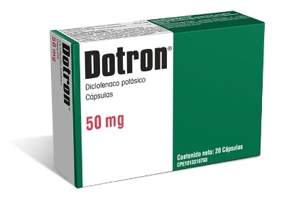 DOTRON DICLOFENAC POTASICO 50MG X 20CAPS FARMA