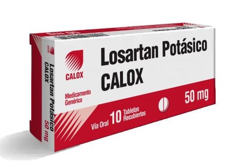 LOSARTAN POTASICO 50MG X 10TAB CALOX