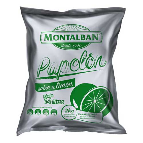 PAPELON MONTALBAN 2KG LIMON