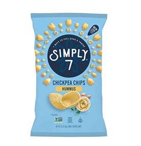 SNACK SIMPLY 7 142GR GARBANZO HUMMUS