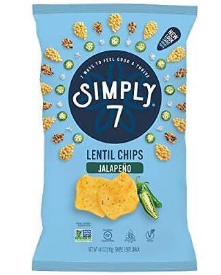 SNACK SIMPLY 7 113GR LENTEJAS JALAPEÑO