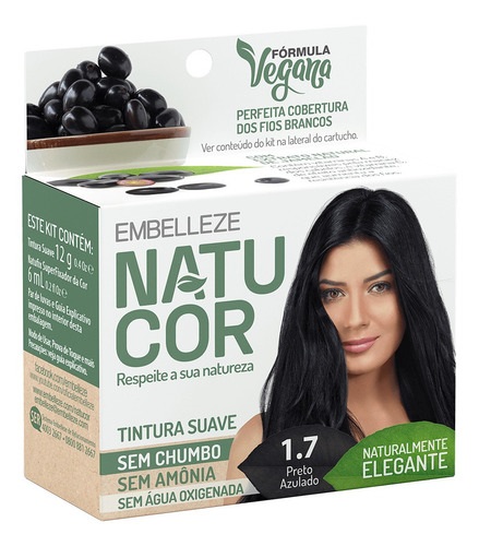 TINTE NATUCOR 1.7 NEGRO AZULADO