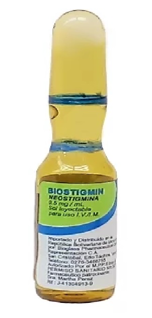 BIOSTIGMIN NEOSTIGMIN 0,5MGX1AMP BIOGLASS