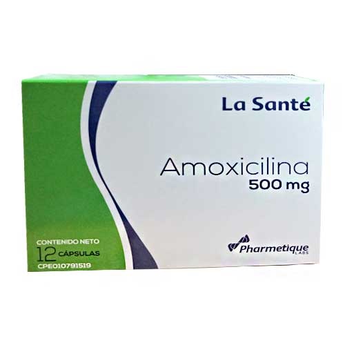 AMOXICILINA 500MG X 12 CAPSULAS LA SANTE