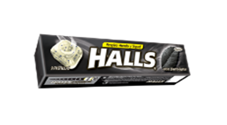 CARAMELOS HALLS EXTRA FUERTE 24.7GR***