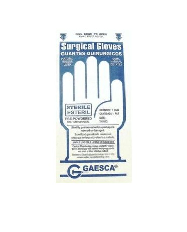 GUANTES QUIRURGICOS ESTERIL 7,5 GAESCA