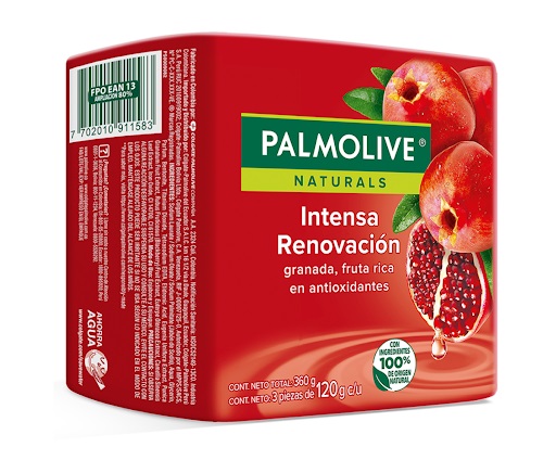JABON PALMOLIVE 120GR X3UND POMEGRANATE