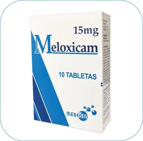 MELOXICAM 15 MG X 10 TABLETAS MEDIGEN