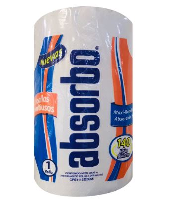 TOALLIN ABSORBO 140H BLANCO