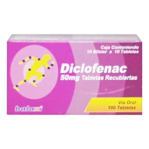 DICLOFENAC SODICO 50MGX10TAB BLIS BALAXI