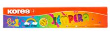 TEMPERA ESCOLAR KORES 6+1UND 22ML