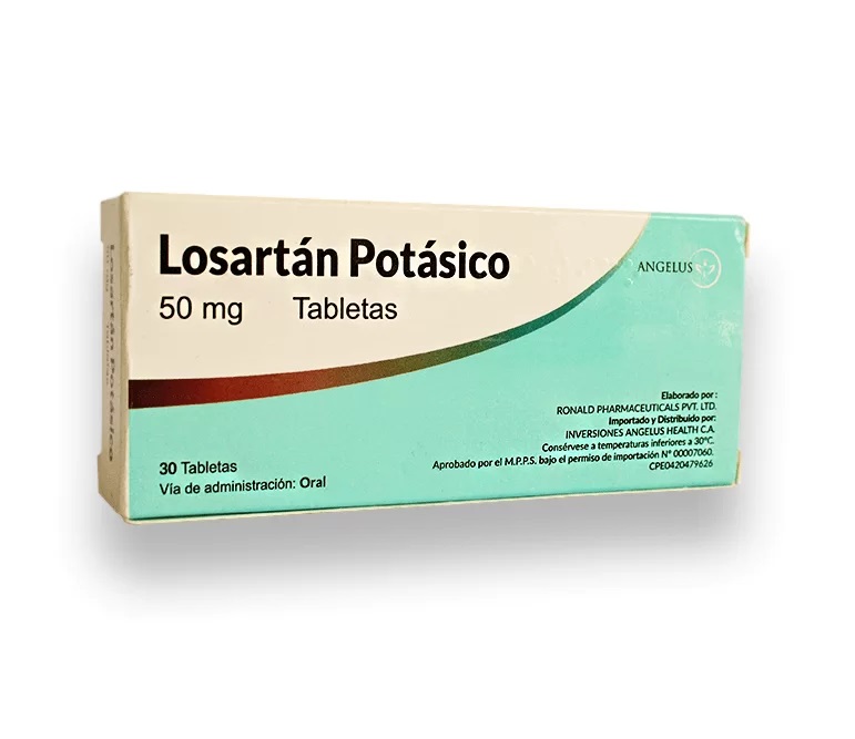 LOSARTAN 50MG x 30 TABLETAS ANGELUS