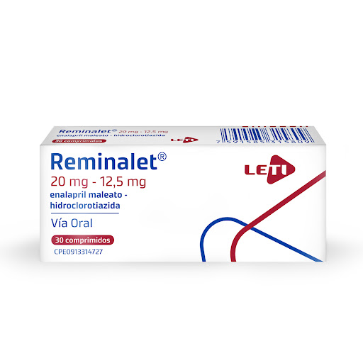 REMINALET 20MG 12.5MG X 30COMP ENALAPRIL HIDRO LETI