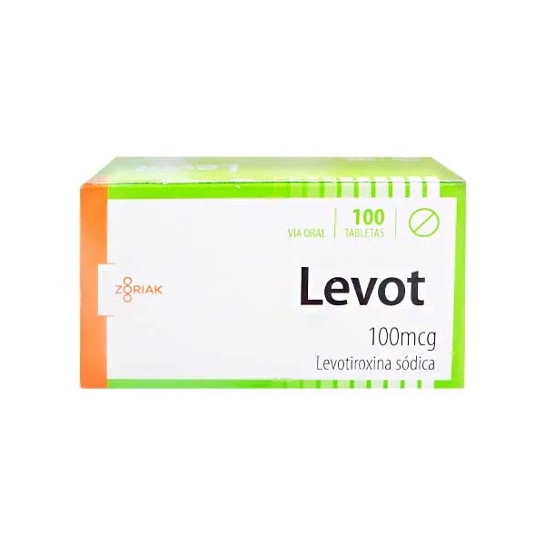 LEVOT LEVOTIROXINA SODICA 100MCG x 100 TAB ZORIAK