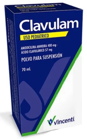 CLAVULAM SUSPENSION 400MG 57MG x 70ML VINCENTI