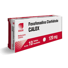FEXOFENADINA CLORH 120MG X 10TABL CALOX