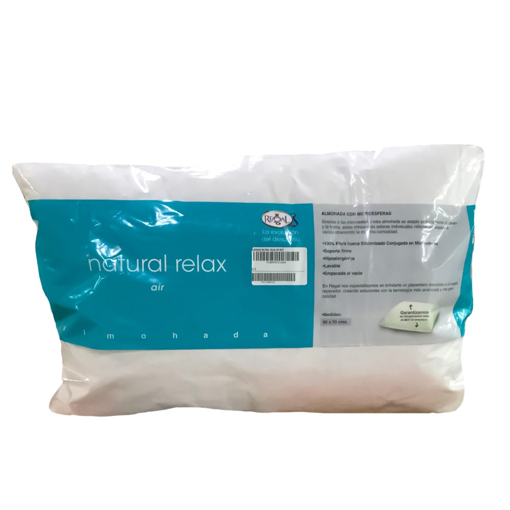 ALMOHADA NATURAL RELAX AIR 50X70CM