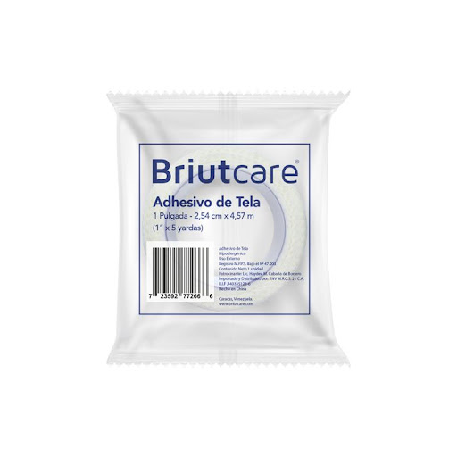 ADHESIVO DE TELA 2,54CM X 4,57M BRIUTCARE