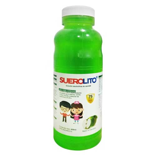 SUEROLITO S/MANZANA 400ML BALKER
