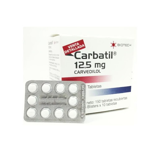 CARBATIL CARVEDILOL BIOTECH 12,5MG X 10 TAB BLISTER