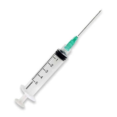 JERINGA 5ML 21G X 1 1/2 GROSSMED