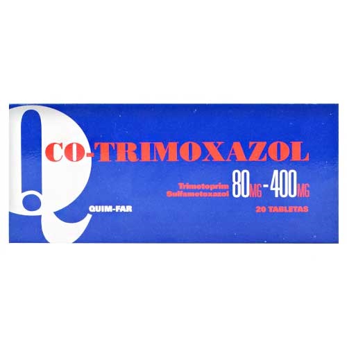 CO-TRIMOXAZOL 80MG 400MG X 20 TABLETAS QUIMFAR