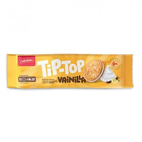 GALLETAS TIP TOP 96GR VAINILLA