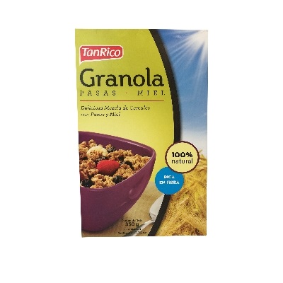 GRANOLA TANRICO 350GR CON CHOCOLATE CHIPS 